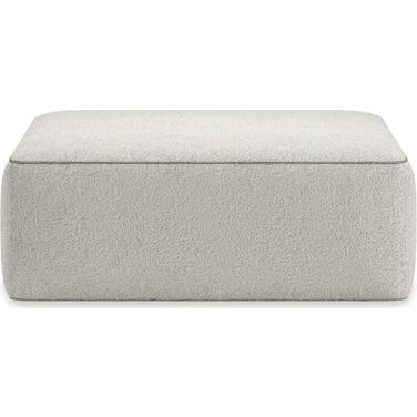 Marbella Ottoman In White