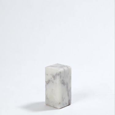Marble 3 Inch Small Pedestal/Riser In White