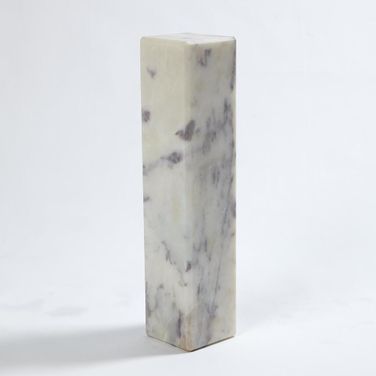 Marble 4 Inch Extra Large Mini Pedestal/Riser In White