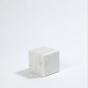 Marble 5 Inch Small Mini Pedestal/Riser In White