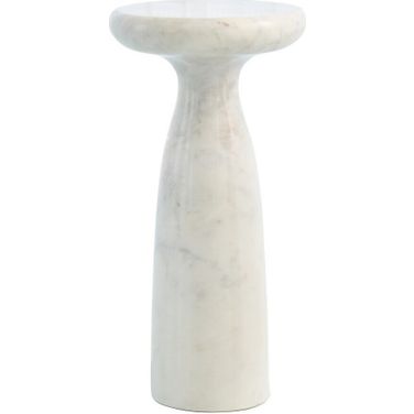 Marble Large Tower Table In White