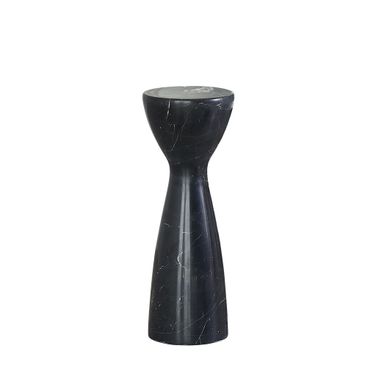 Marble Small Tower Table In Black