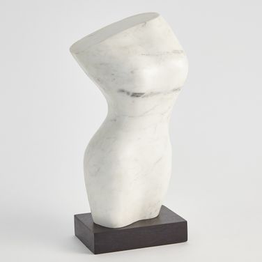Marble Torso In Black