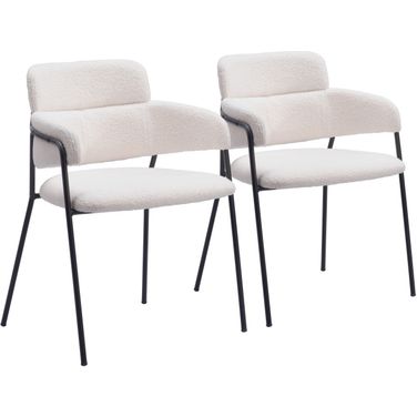 Marcel Dining Chair Set of 2 In Cream