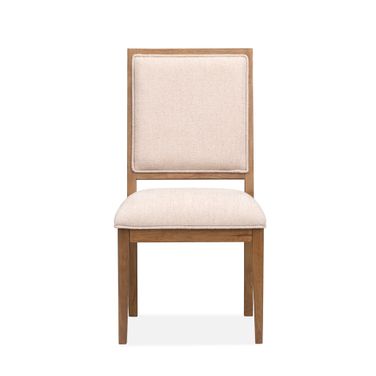 Marcel Upholstered Side Chair Set of 2 In Harvest Brown