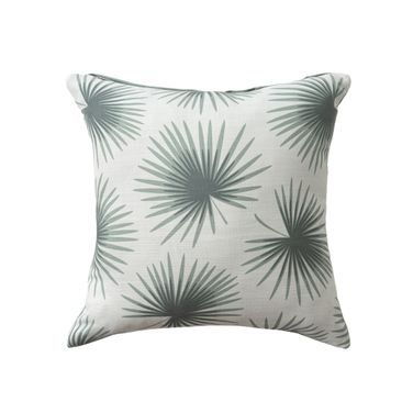 Marea 22" x 22" Floral Reversible Indoor/Outdoor Throw Pillow Cover In Coral and Off White