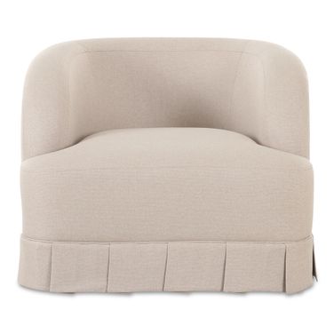 Maren Swivel Chair In Beige