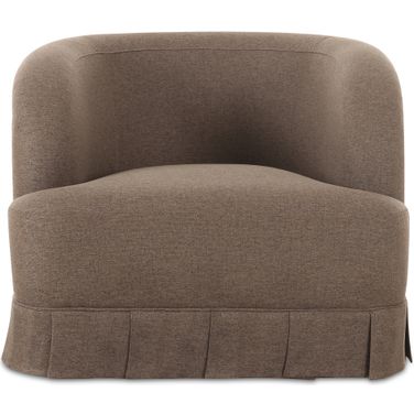 Maren Swivel Chair In Brown