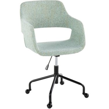 Margarite Adjustable Office Chair In Light Green