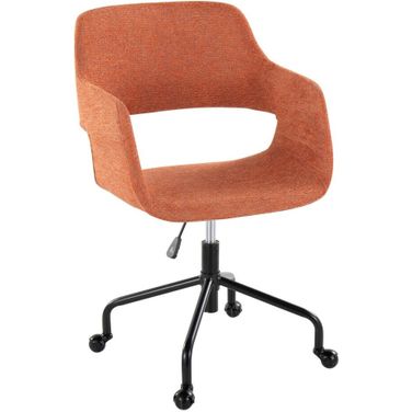 Margarite Adjustable Office Chair In Orange