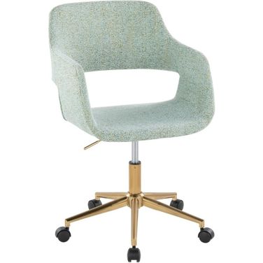 Margarite Task Chair In Gold