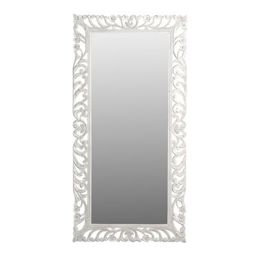 Margo Mirror In Distressed White