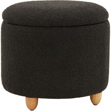 Mariabella Storage Ottoman In Black