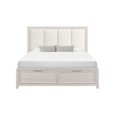 Mariah Full Upholstered Bed In Beige