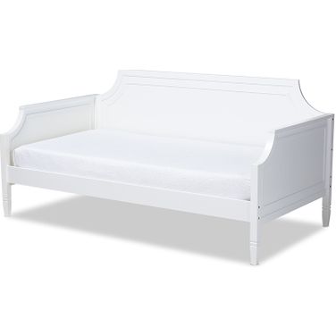 Mariana Classic And Traditional White Finished Wood Twin Size Daybed