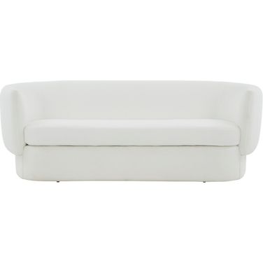 Mariano Curved Sofa In White