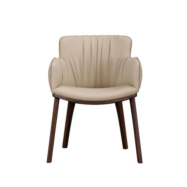 Maribo Arm Chair Set of 2 In Beige