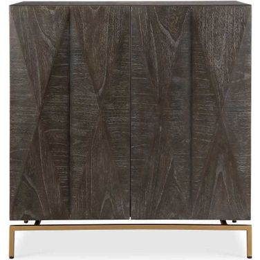 Marico 2 Door Mindi Cabinet In Brass