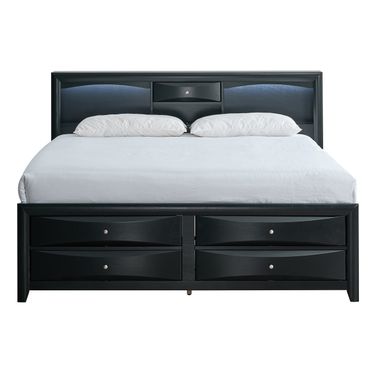 Marilla King Bed In Black