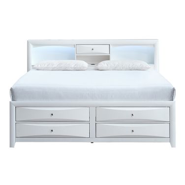 Marilla Queen Bed In White