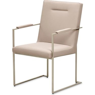 Marin Dining Arm Chair In Greige