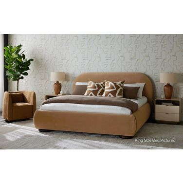 Marin Platform Bedroom Set In Kona Camel