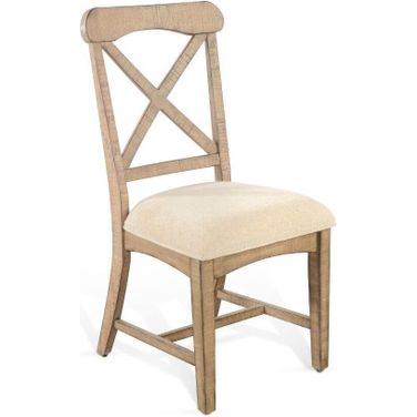 Marina Chair with Cushion Seat Set of 2 In Beach Pebble