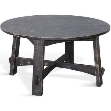 Marina Black Sand Coffee Table In Black