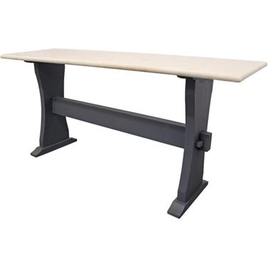 Marina Marble Top Console Table In White