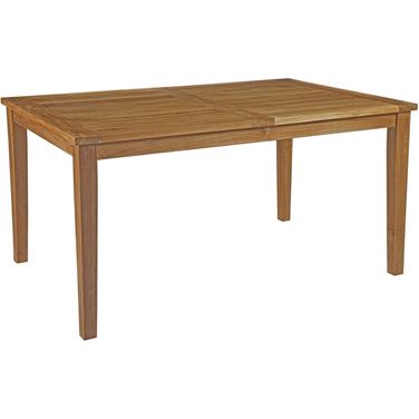 Marina Outdoor Patio Teak Dining Table In Natural