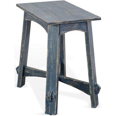 Marina Ocean Blue Chair Side Table