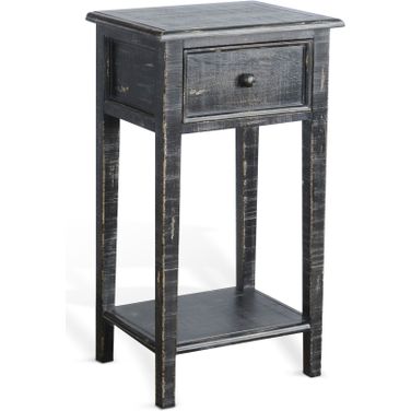 Marina Side Table In Sand Black