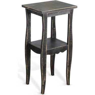 Marina Tier End Table In Sand Black