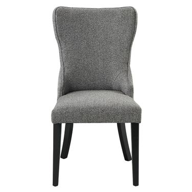 Marioly Side Chair Set of 2 In Gray Boucle