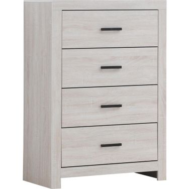 Brantford 4-drawer Chest Coastal White