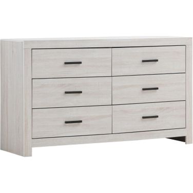 Brantford 6-drawer Dresser Coastal White
