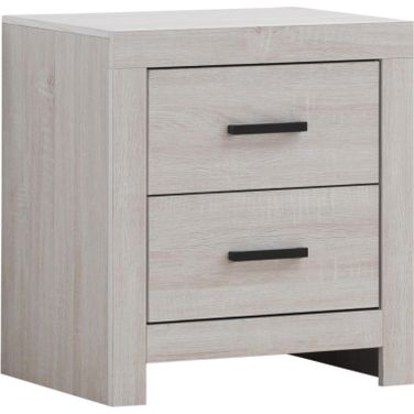 Brantford 2-drawer Nightstand Coastal White