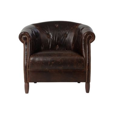 Marjorie Lounge Chair In Chocolate