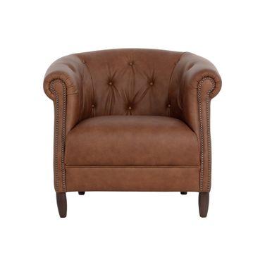 Marjorie Lounge Chair In Cognac