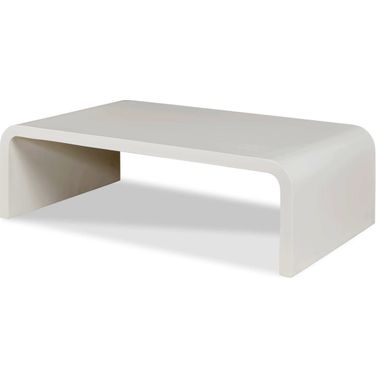 Mark Outdoor Cocktail Table In White