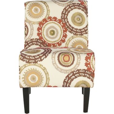 Marka Print Armless Club Chair
