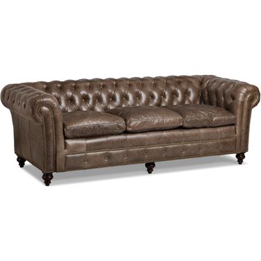 Marley Tufted Sofa In Loden