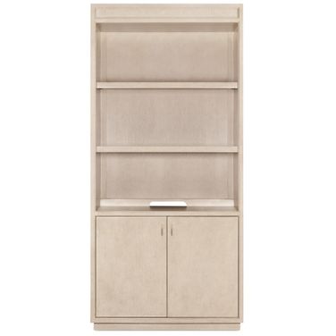 Marlowe Bookcase In Limestone