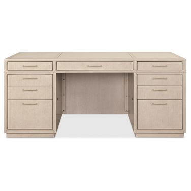 Marlowe Executive Desk In Limestone