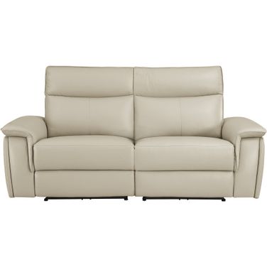 Maroni Power Double Reclining Loveseat with Power Headrests In Taupe