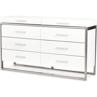 Marquee Dresser In Cloud White