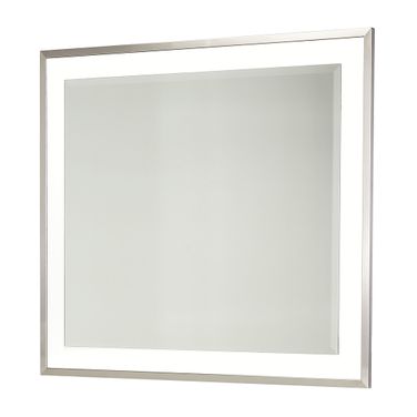 Marquee Wall Mirror In Cloud White