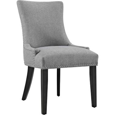 Marquis Light Gray Fabric Dining Chair