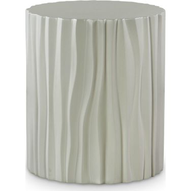 Marquis Outdoor Side Table In White