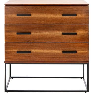 Marquise 3 Drawer Chest in Brown